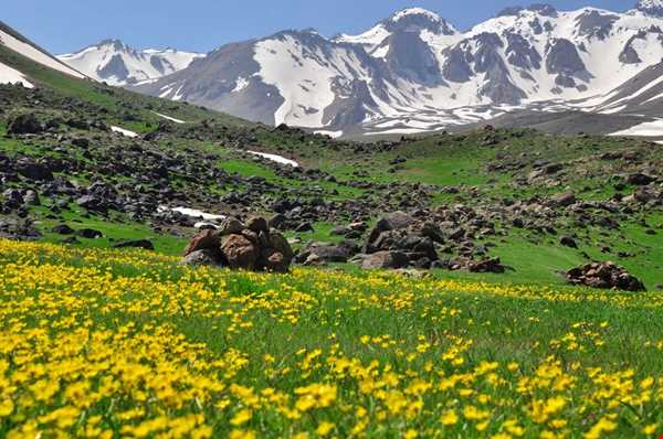 روستایی با بزرگ‌ترین پیست اسکی ایران