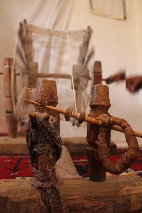 پارچه بافی سنتی روستای شورستان شهرستان سربیشه