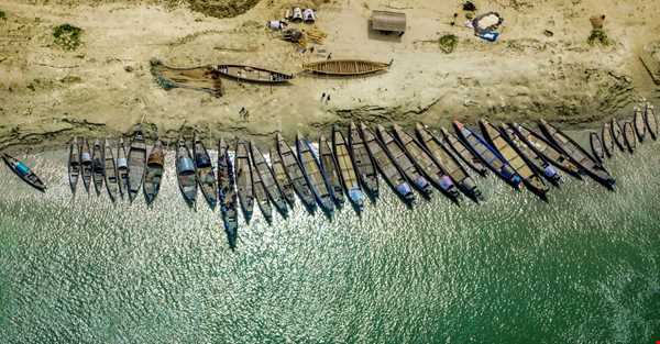 تصاویری از نمای بالا از طبیعت زیبای بنگلادش