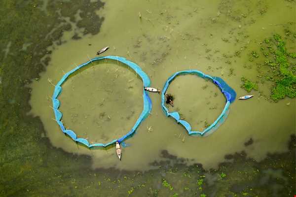 تصاویری از نمای بالا از طبیعت زیبای بنگلادش