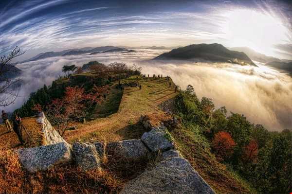 قلعه سحر انگیز «تاکیدا» در ژاپن
