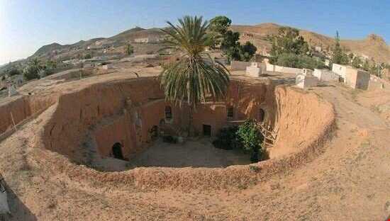 خانه‌های زیرزمینی ماتماتا در تونس