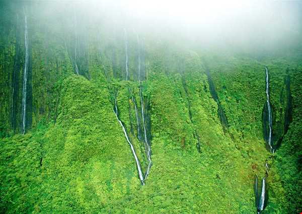 سبزترین آبشار جهان