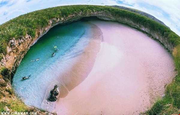 ساحل پنهان واقع در کشور مکزیک