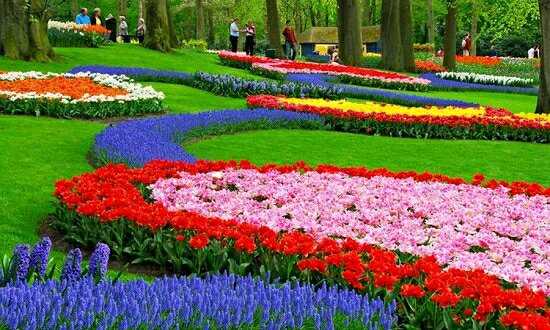 زیباترین باغ بهاری دنیا