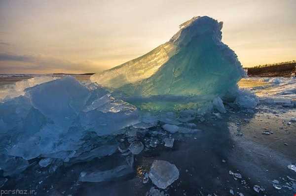 عکس‌های دیدنی از دریاچه بایکال یخ زده