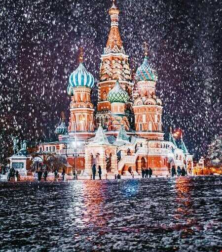زیبایی افسانه ای مسکو در زمستان