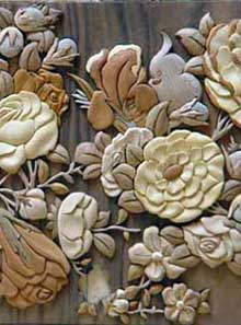 Monabat ( Marquetry - Wood carving )