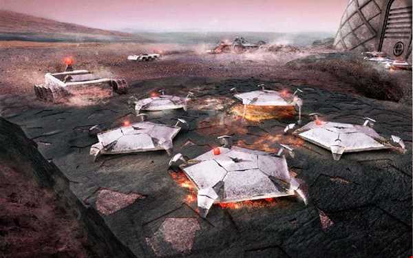 پناهگاه مفهومی فضانوردان برای اقامت در مریخ