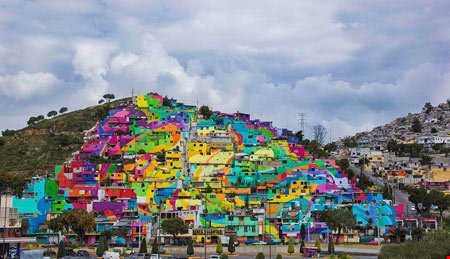 شهر رنگین کمانی در مکزیک