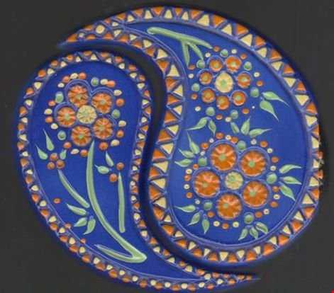 بته جقه نقش از سرو ایرانی که از نمادهای زرتشتی بوده است