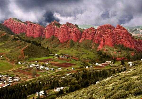 جیتی‌اوغوز ؛نمایشگاه زیبایی‌های طبیعت در قرقیزستان