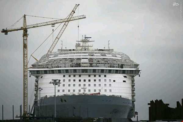 ساخت بزرگترین کشتی تفریحی دنیا