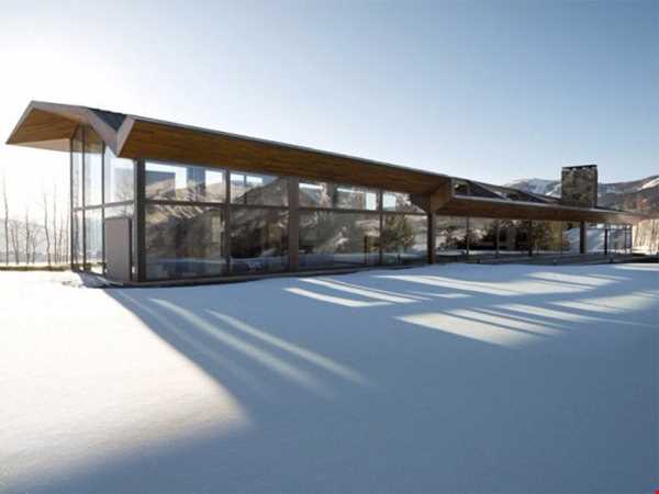 معماری جالب یک ویلایی کوهستانی در آسپن کولورادو آمریکا