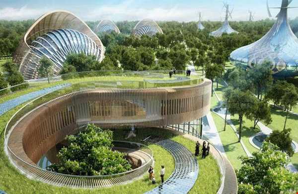 معماری باغ آینده