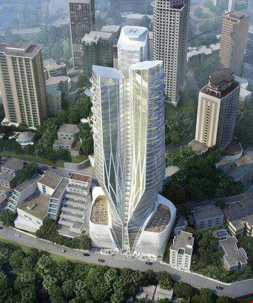 طراحی بزرگترین و بلندترین هتل ایران توسط بزرگترین معمار جهان در منطقه فرشته تهران