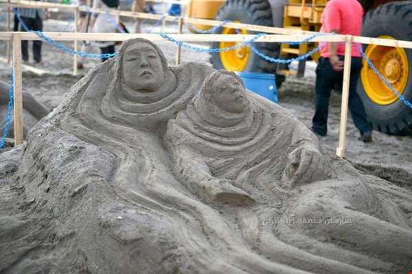 جشنواره مجسمه‌های شنی فورش منطقه آزاد تجاری توریستی کاسپین انزلی