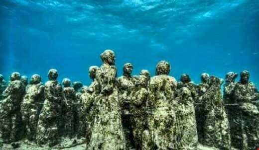 عجیب‌ترین موزه در زیر آب