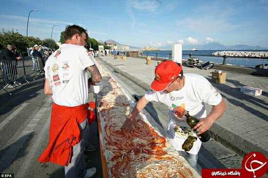 بلند‌ترین پیتزای جهان