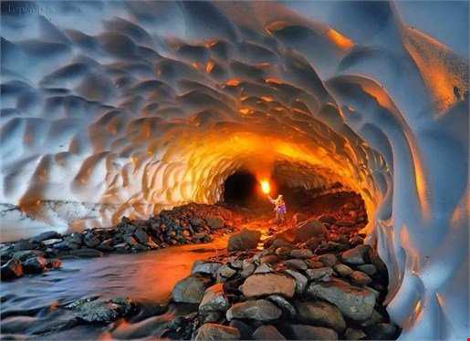 طبیعت بکر غار یخی چما
