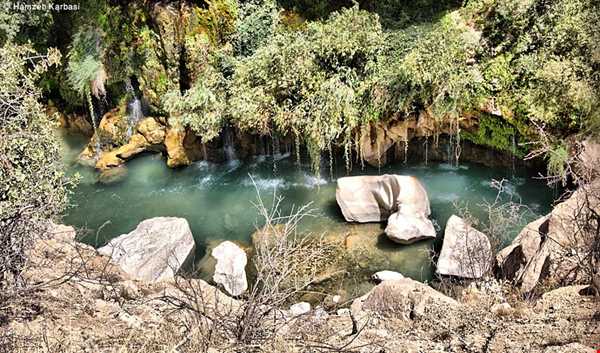 شگفت انگیز و عجیب‌ترین آبشار ایران