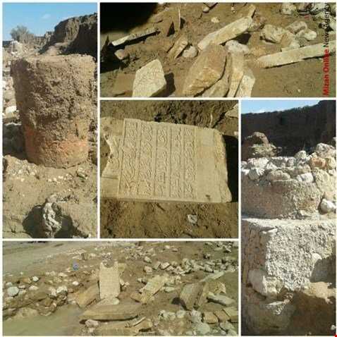 !##!سیل!##! قبرستان ۸۰۰ ساله را از زیر خاک بیرون آورد