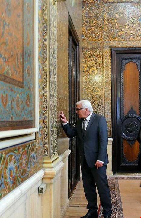 شگفتی وزیر خارجه آلمان از معماری اصیل ایرانی در ساختمان مجمع تشخیص مصلحت نظام