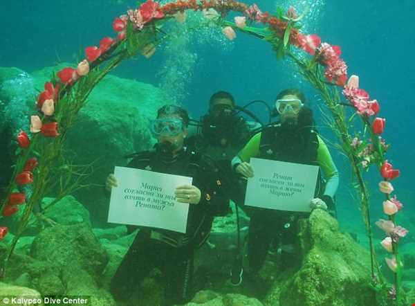 عروسی زیر آب‌، جاذبه جدید گردشگری یونان