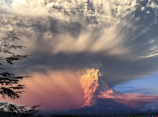فوران آتشفشان کالبوکو پس از 40 سال