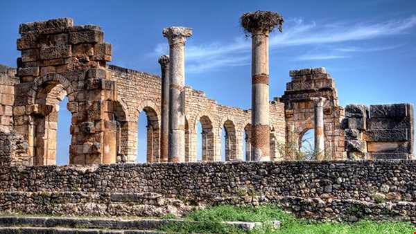 خرابه‌های رومی به جا مانده در مراکش