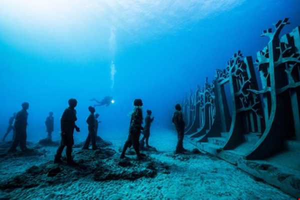 300 مجسمه در اولین موزه زیرآب اروپا در جزایر قناری