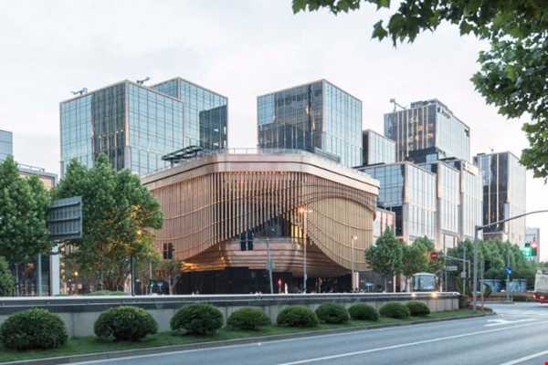 طراحی شگفت انگیز نمای ساختمان مرکز تجاری بوند در شانگهای
