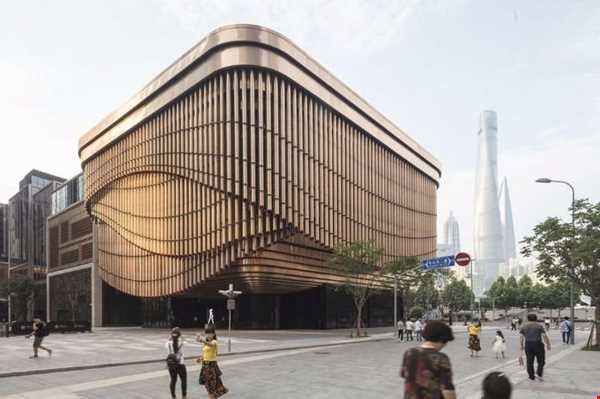 طراحی شگفت انگیز نمای ساختمان مرکز تجاری بوند در شانگهای