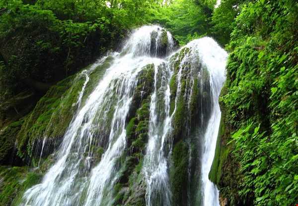 تنها آبشار خزه‌ای ایران
