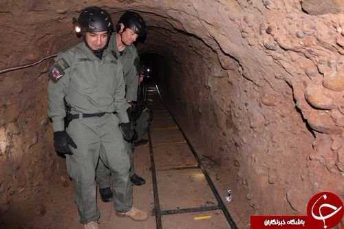 کشف بلندترین و مجهز‌ترین تونل قاچاق مواد مخدر