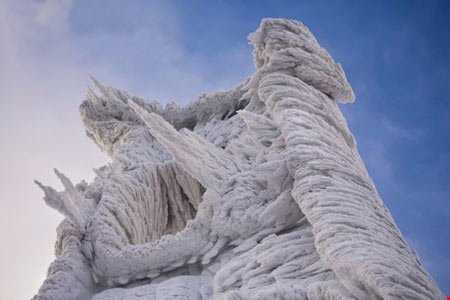 مجسمه‌های شگفت انگیز یخ زده