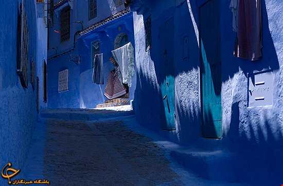 شهر آبی رنگ در مراکش