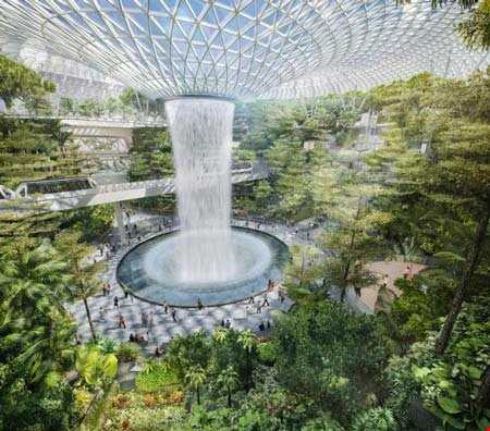 طراحی منحصربفرد گلخانه ای در سنگاپور