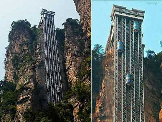 هیجان انگیزترین آسانسور دنیا در چین