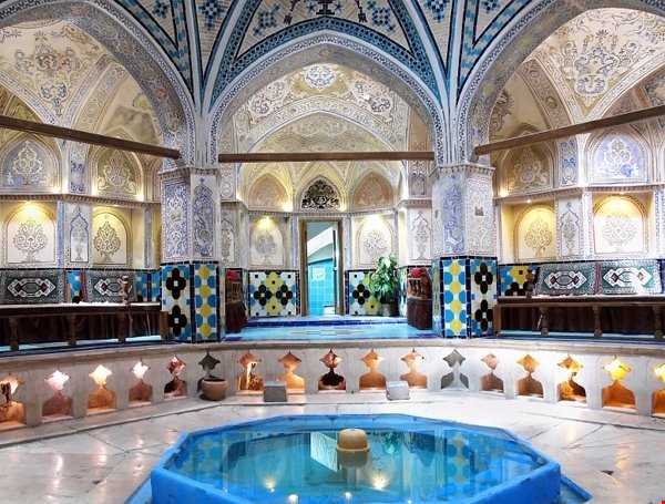 یکی از زیباترین حمام‌های ایران