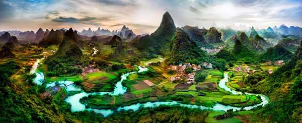 یکی از زیبا‌ترین شهر‌های چین