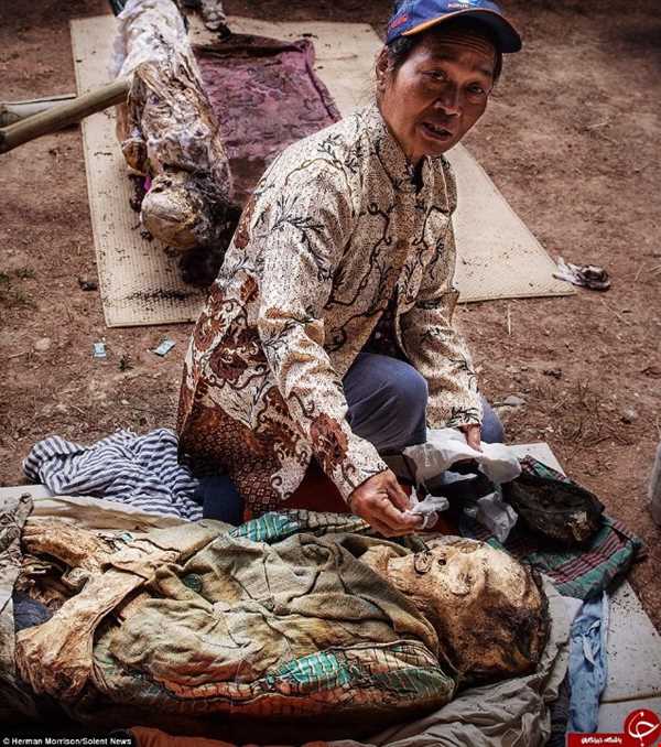 مراسم عجیب بزرگداشت مردگان در اندونزی