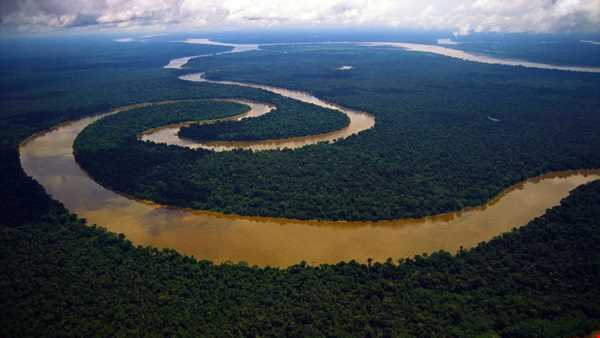 بزرگترین رودخانه جهان از نظر حجم آب
