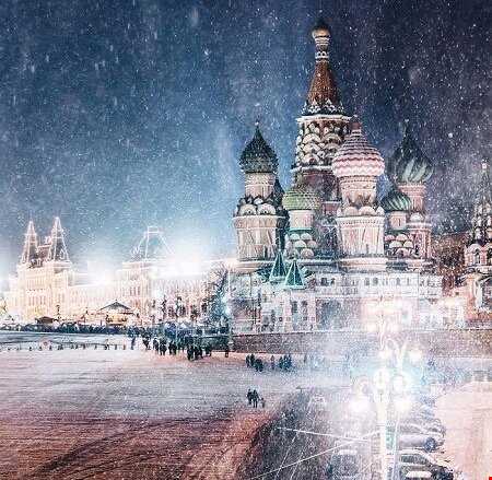 زیبایی افسانه ای مسکو در زمستان