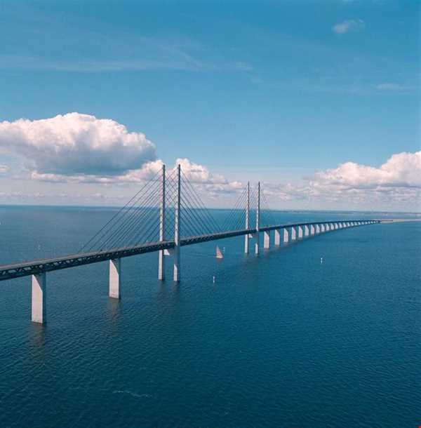 پلی شگفت انگیز که دانمارک و سوئد را بهم متصل می‌کند