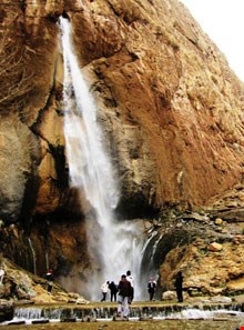 Semirom waterfall