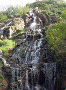 Sheytan (satan) mountain waterfall