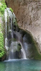 kohmare sorkhi waterfall