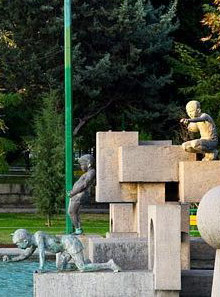 Daneshjoo Park Map tishineh tourism